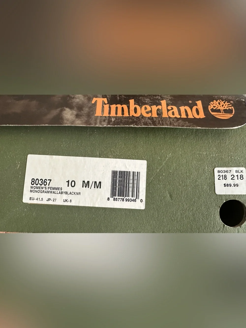 Timberland - Black leather wedge ankle booties - Size 10M